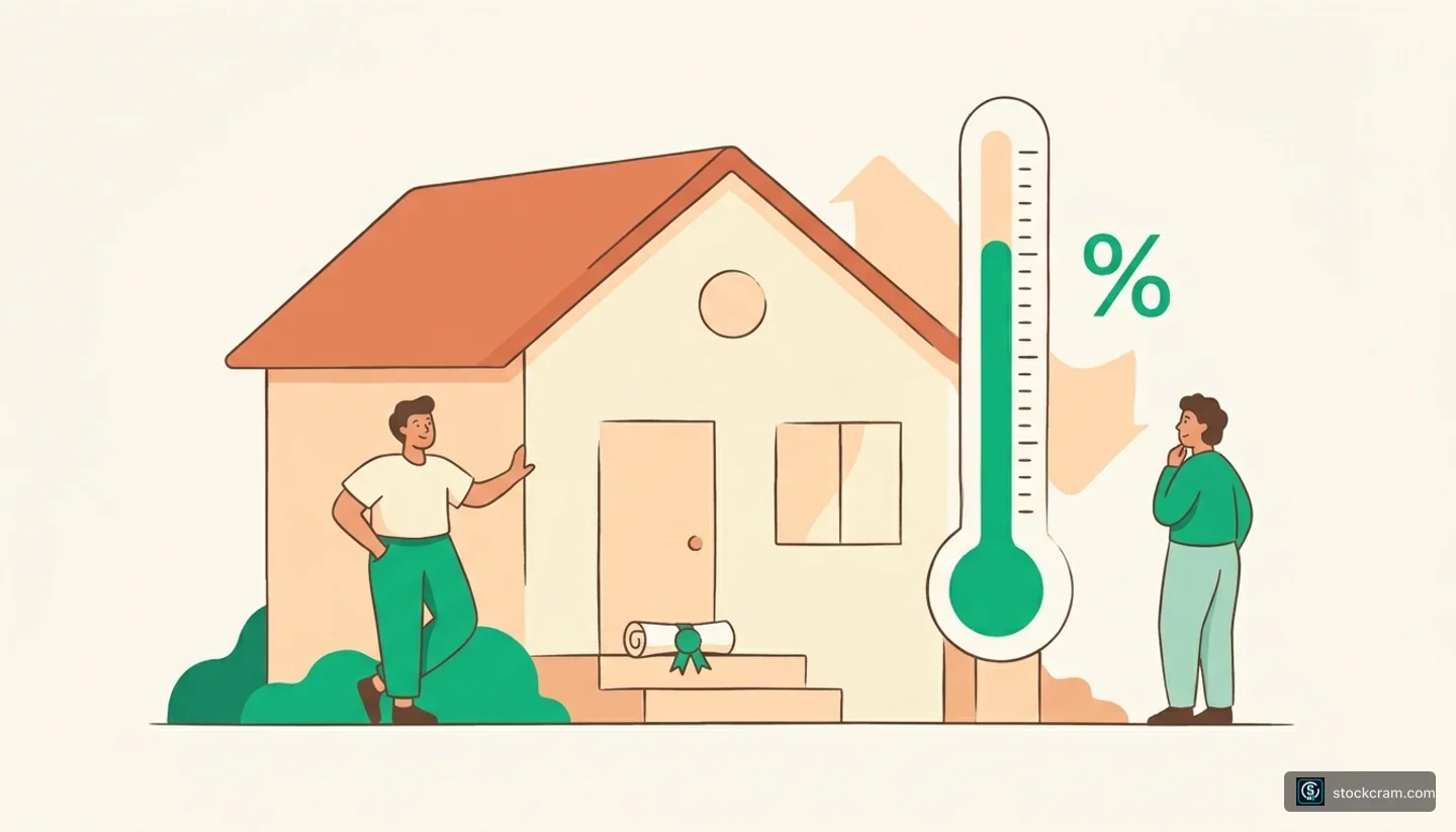 How Bond Yields Affect You — illustration of a warm