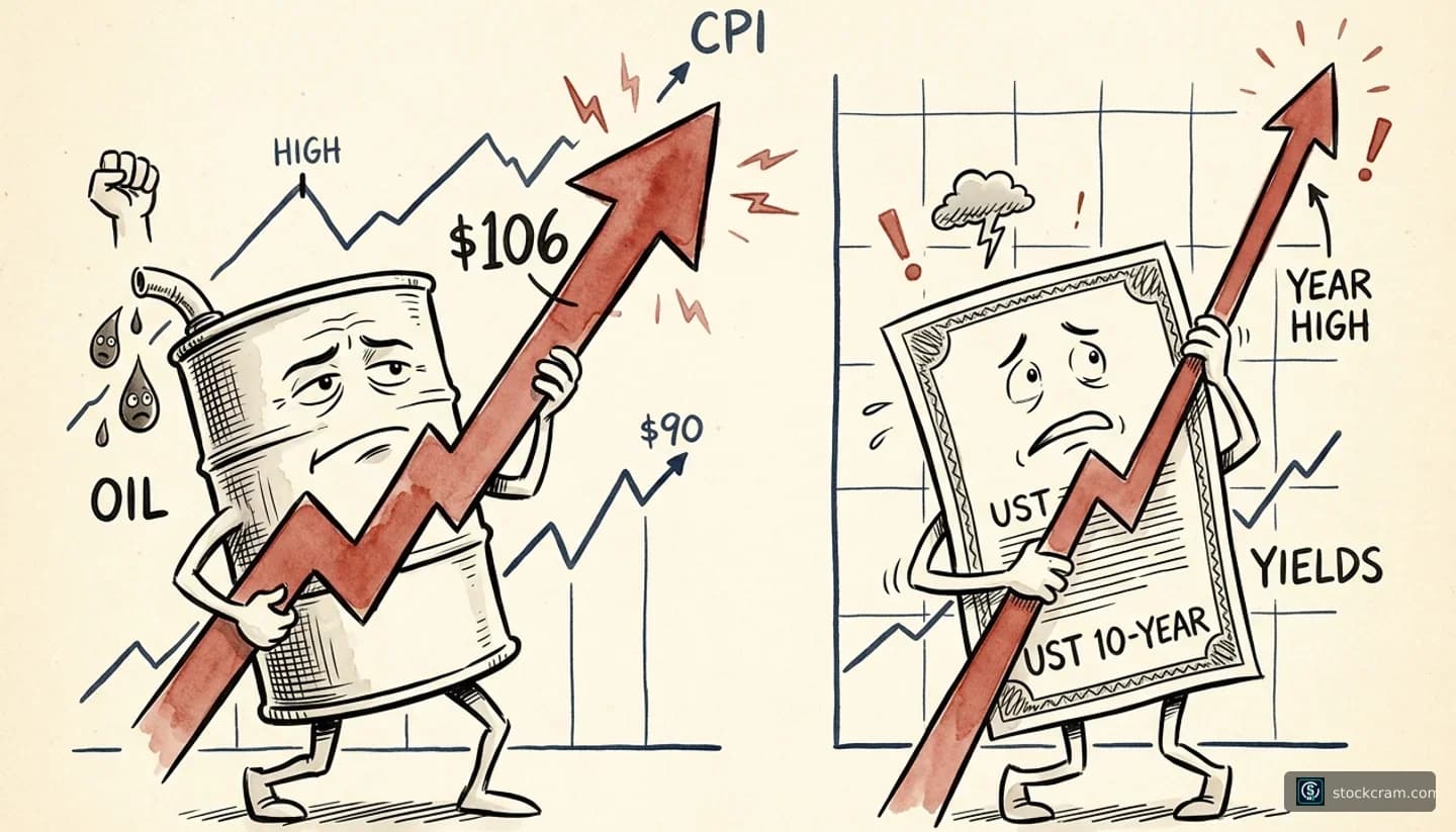 Oil Surge & Treasury Yields Spike | StockCram