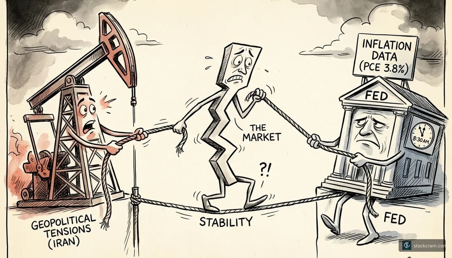 Iran Tensions & PCE Data Rock Markets | StockCram