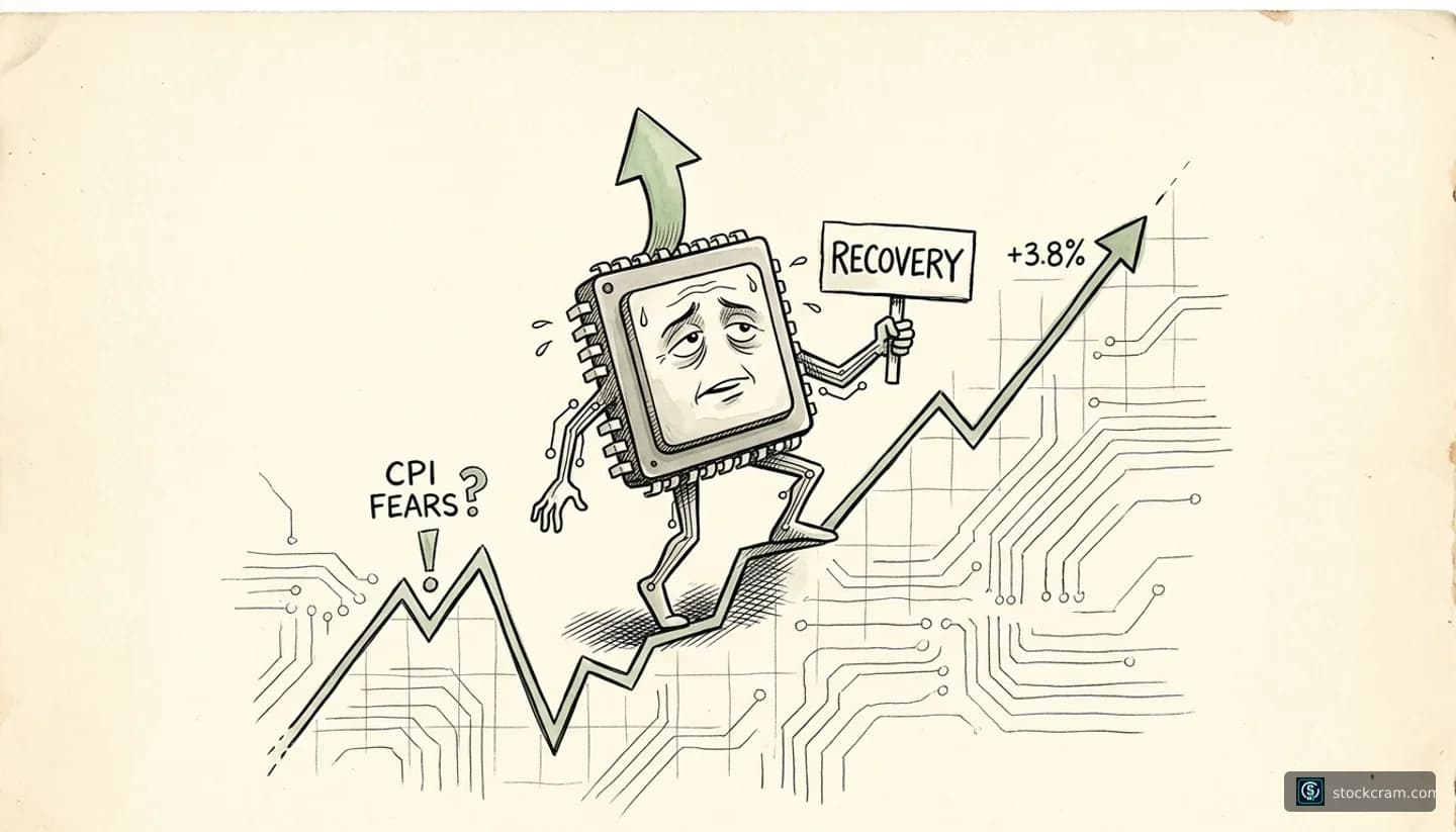 Chip Stocks Rebound Ahead of CPI | StockCram