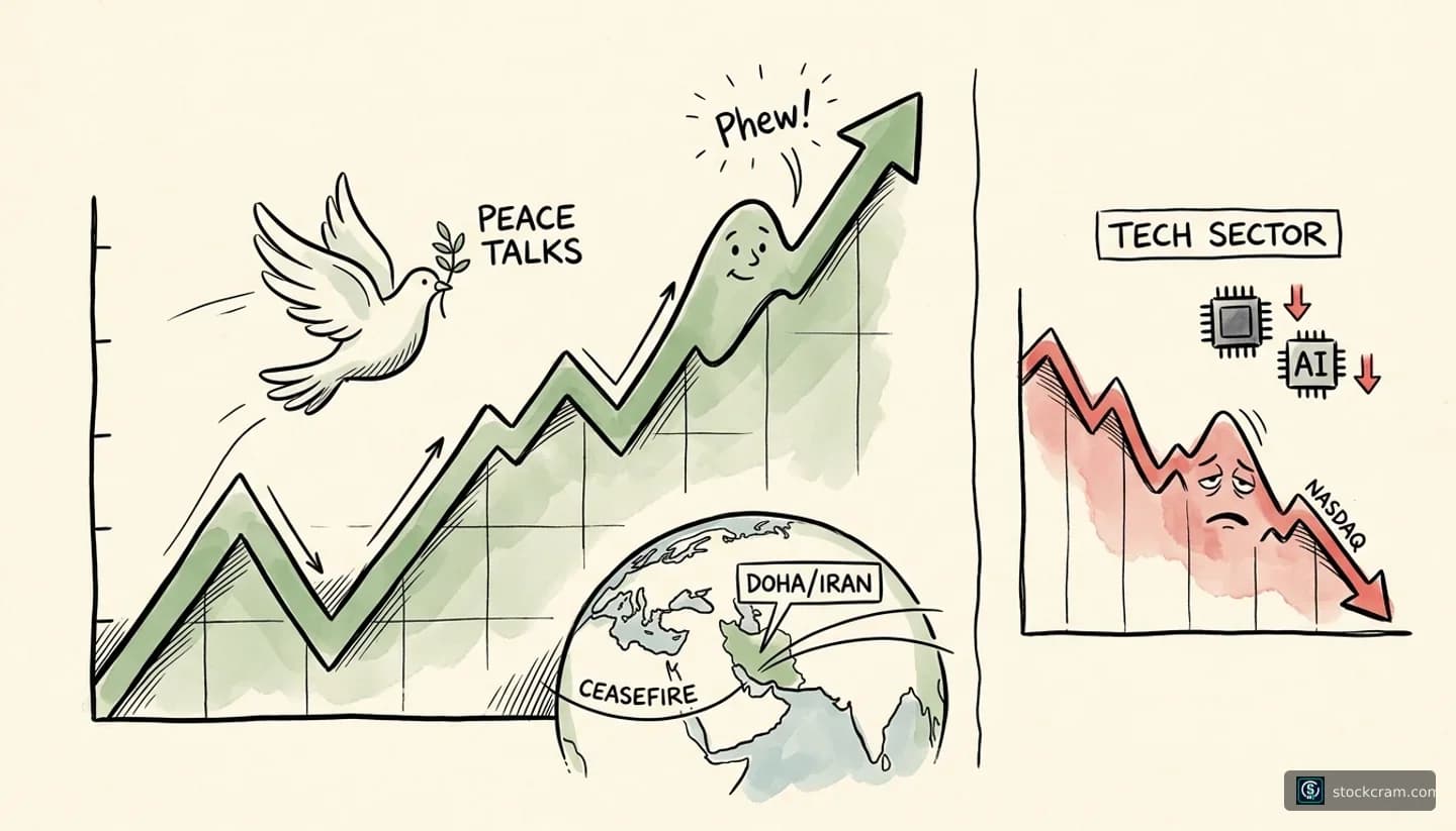 US-Iran Ceasefire Lifts Markets | StockCram