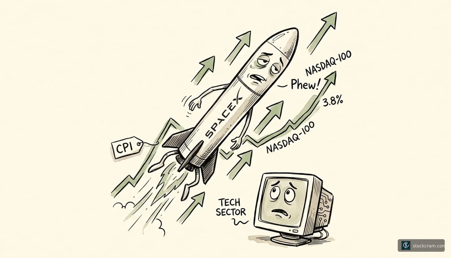 SpaceX Joins Nasdaq-100 | July 7, 2026 | StockCram