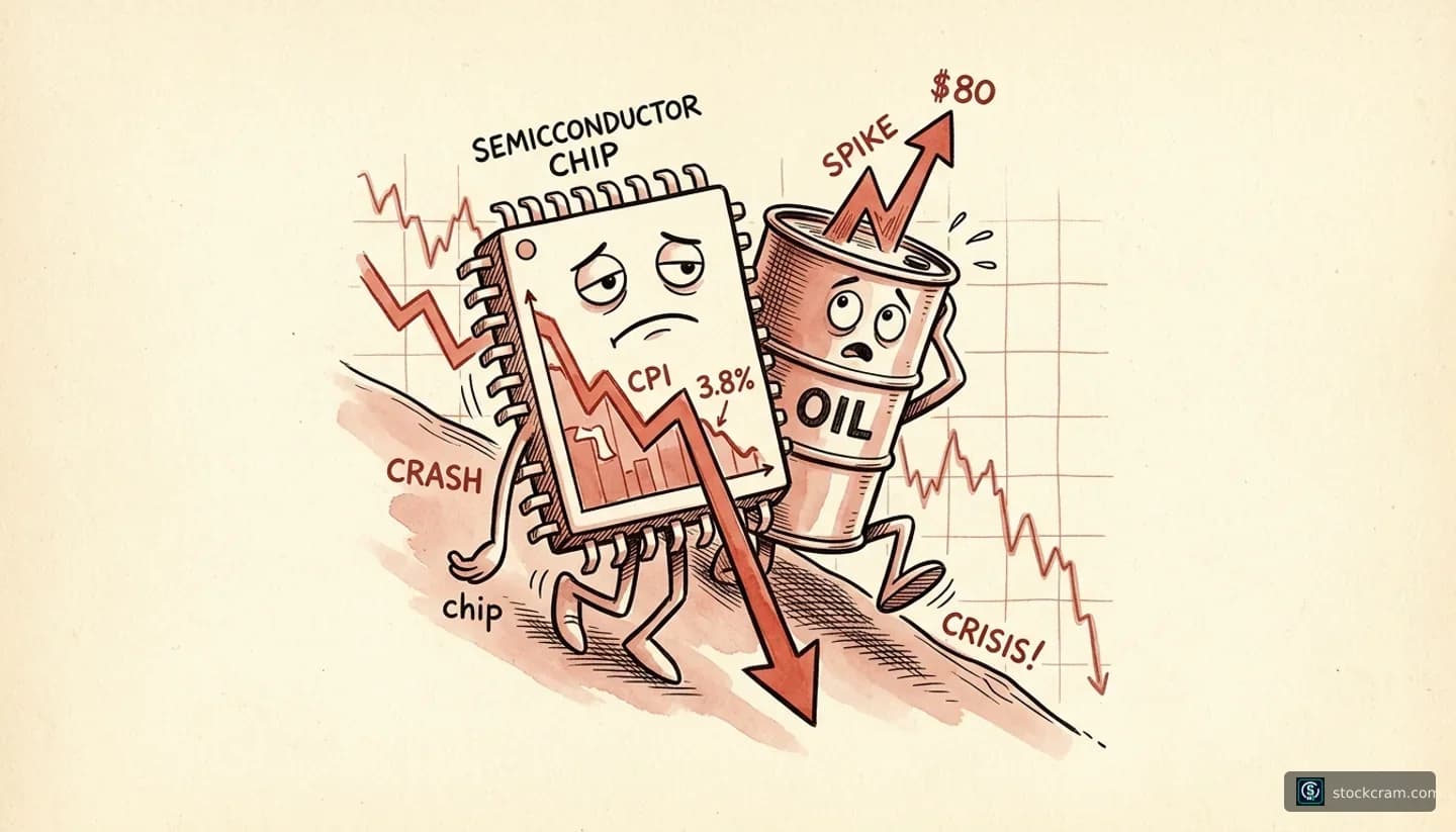 Chip Crash & Oil Spike Analysis | StockCram