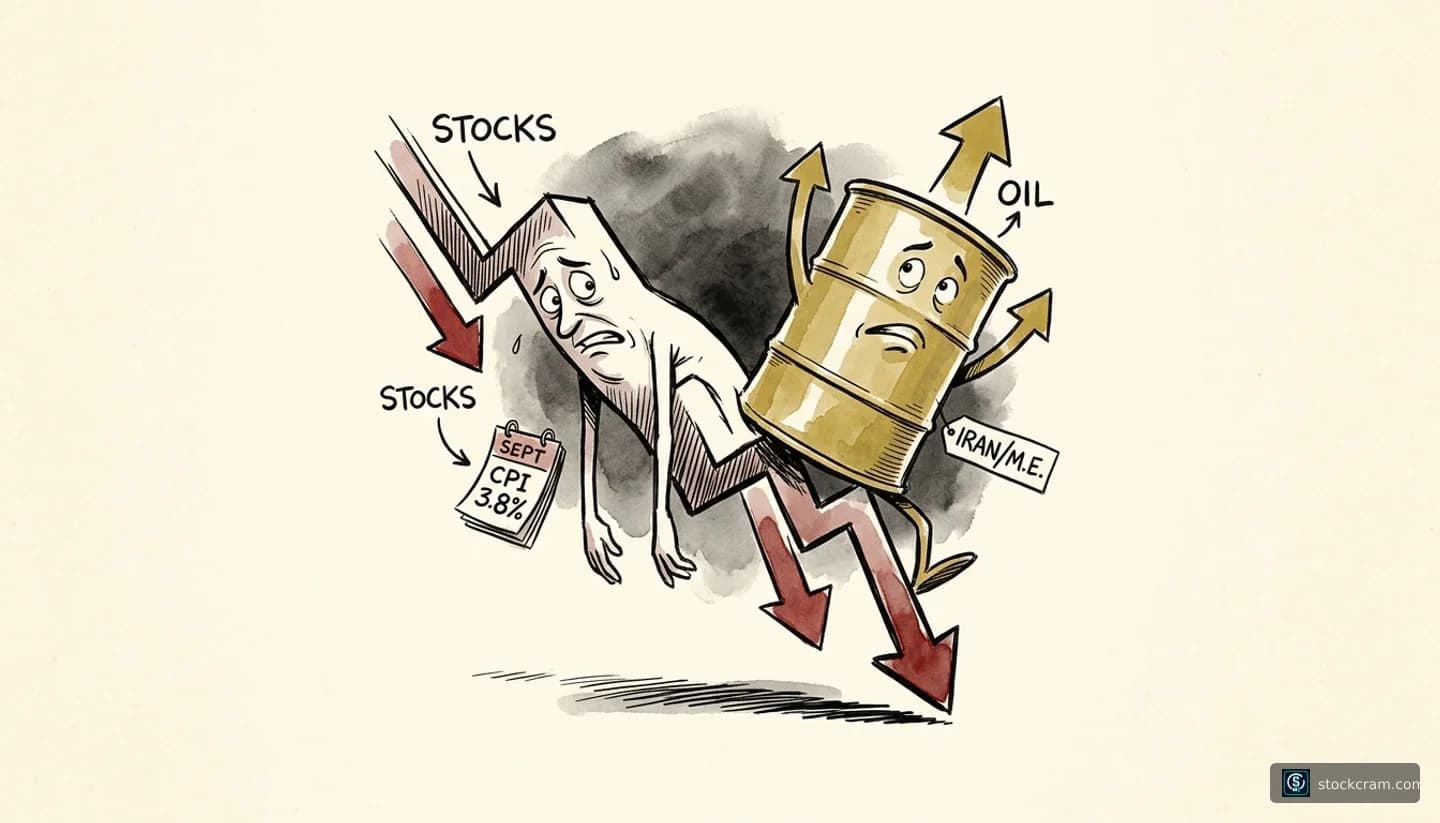 Why Stocks Fell Sept 9: Oil Spike, CPI Ahead | StockCram