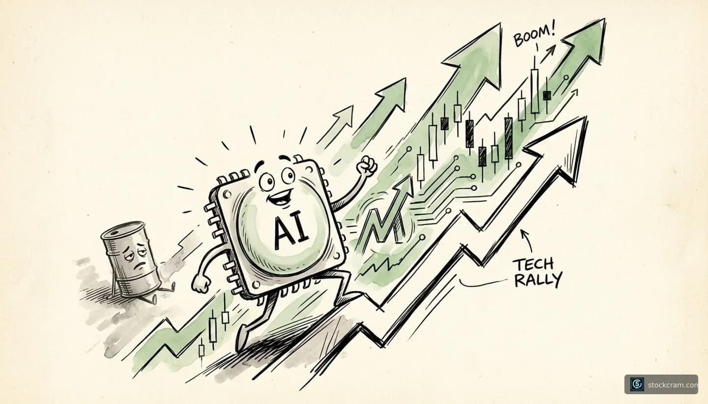 Why Stocks Rose Sept 22: Meta AI & Oil Drop | StockCram