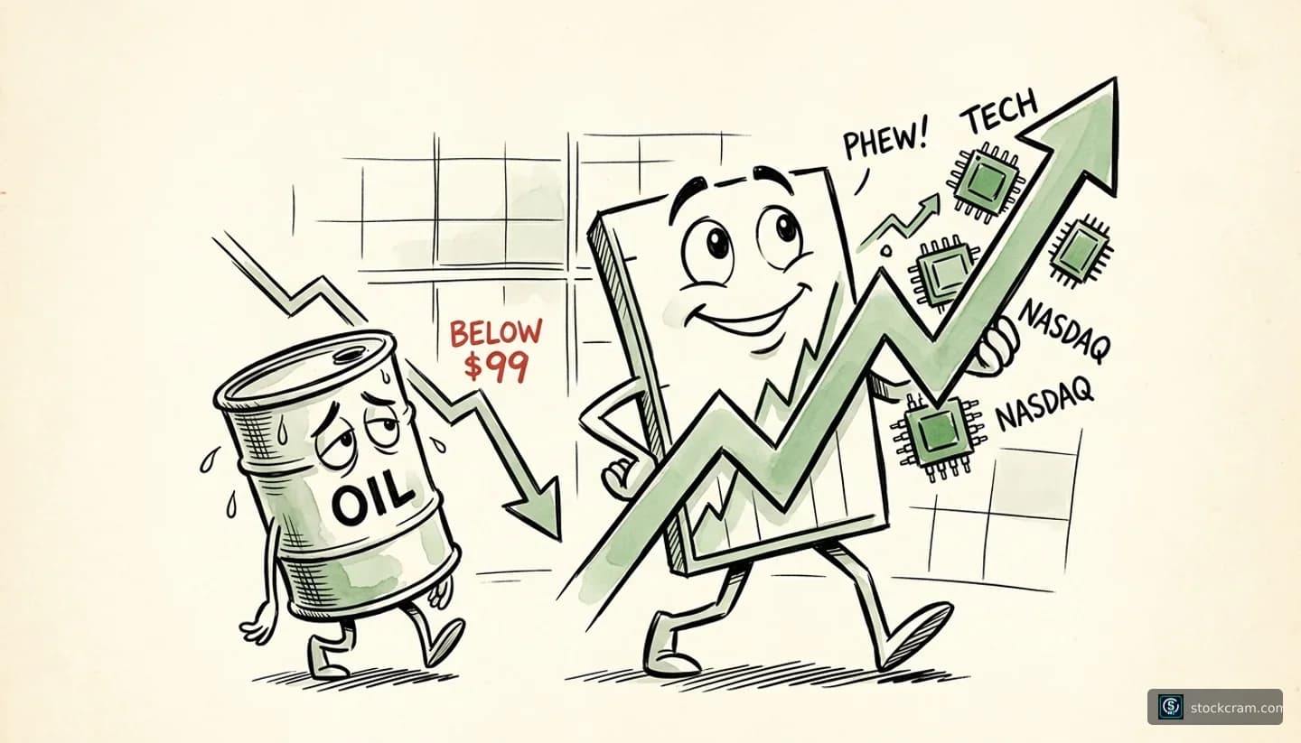Why Stocks Rose Sept 23: Oil Falls, Tech Rallies | StockCram