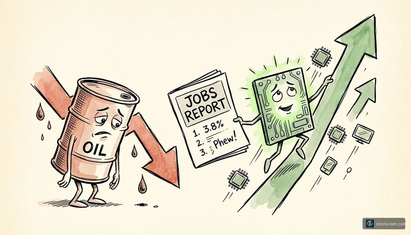 Jobs Miss Lifts Tech, Oil Drops: Oct. 2 | StockCram