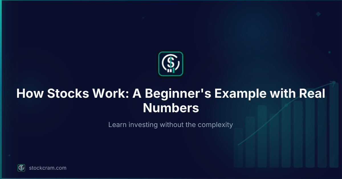 How Stocks Work: Beginner Example | StockCram