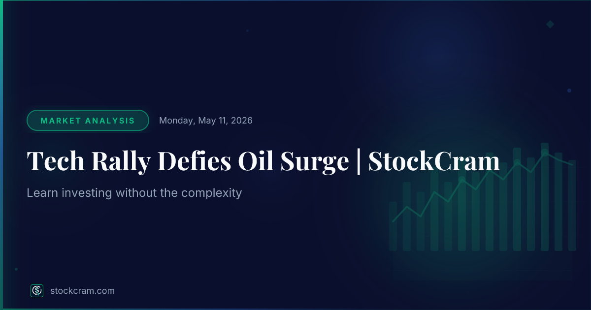 Tech Rally Defies Oil Surge | StockCram
