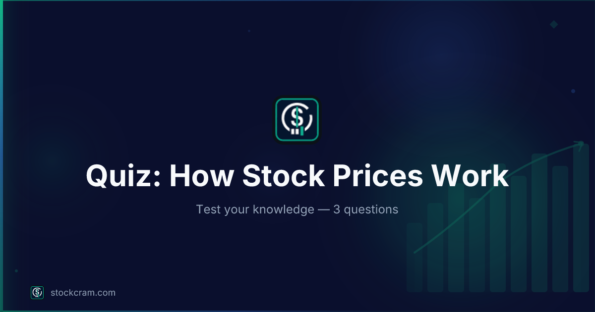 Quiz: How Stock Prices Work | StockCram
